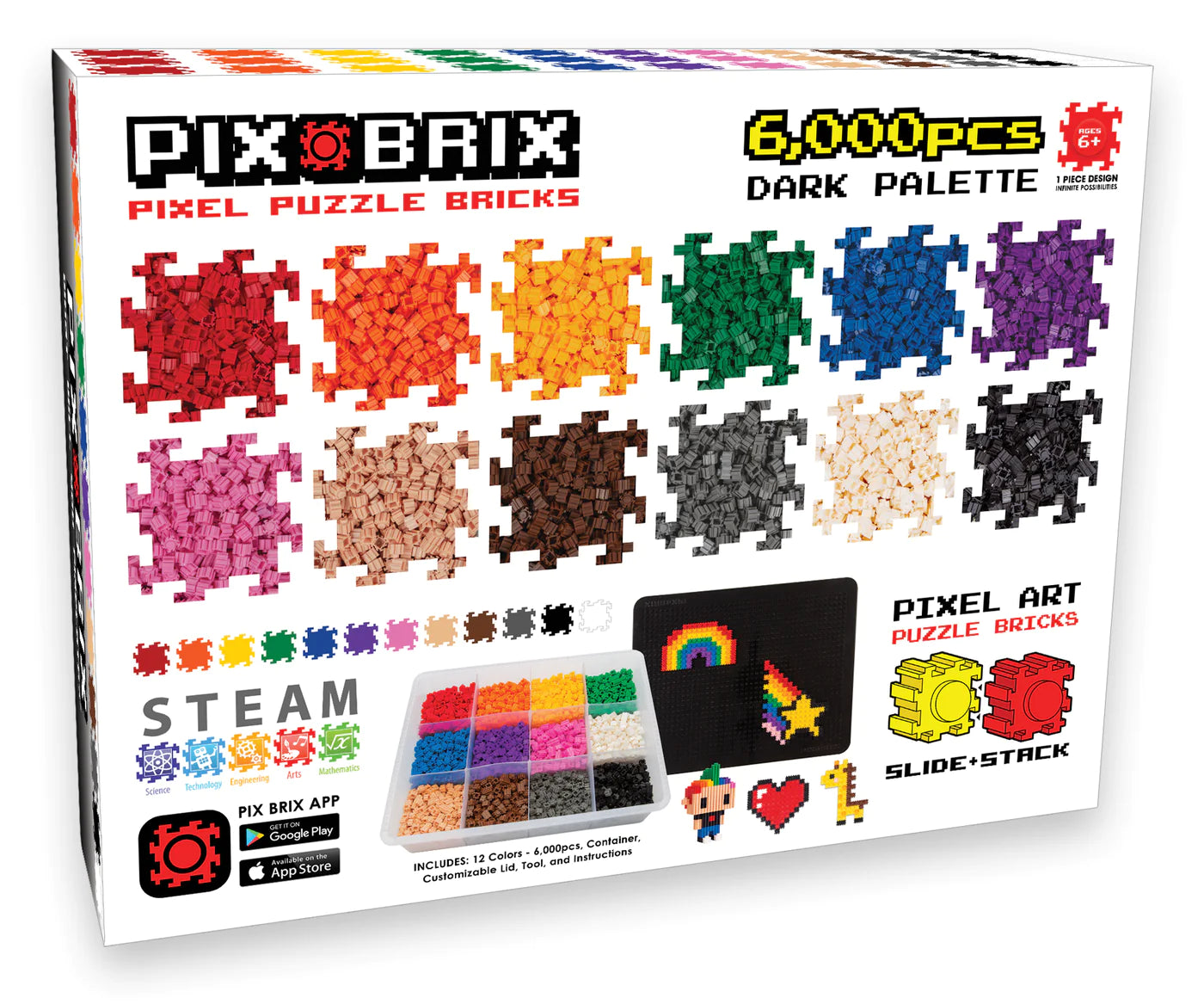 6000pc Container - Dark Palette