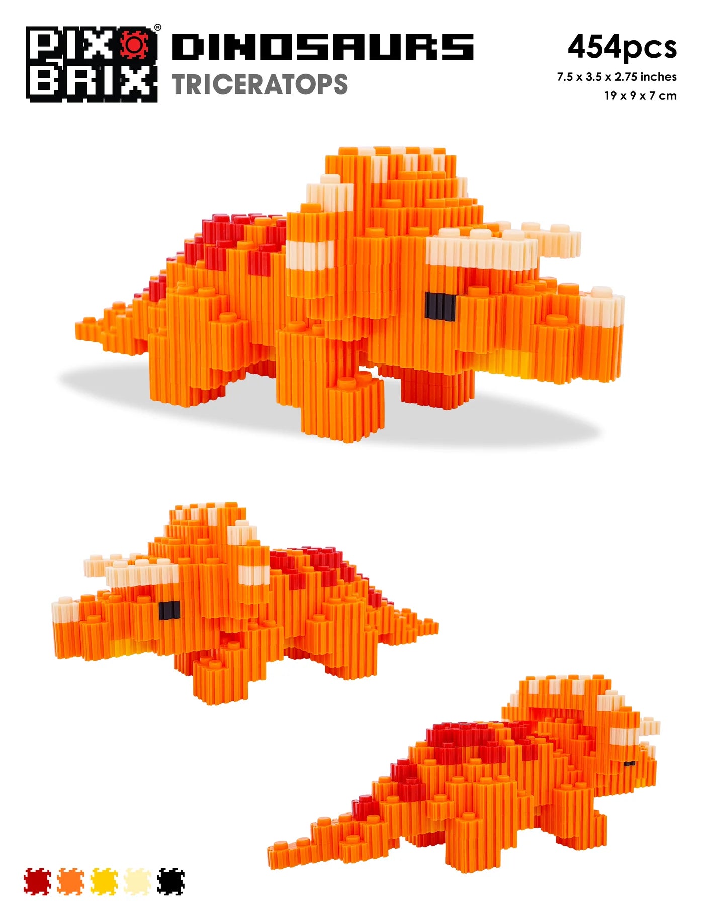 Triceratops – PixBrixSG